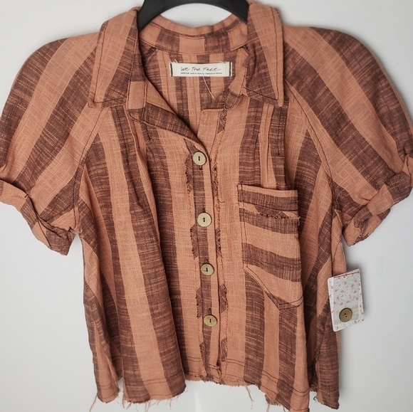 NEW! WE THE FREE Away at Sea Striped Top. - Picture 4 of 7